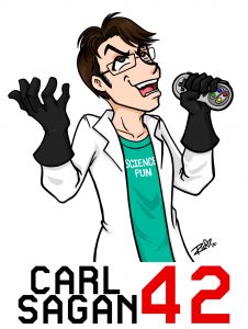 CarlSagan42 Mad Scientist by Rio McCarthy